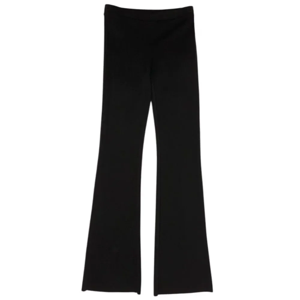 KHY Sueded Stretch Low Rise Pant in Black